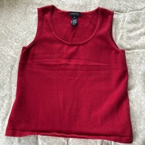 Jones New York sweater tank top. Size medium